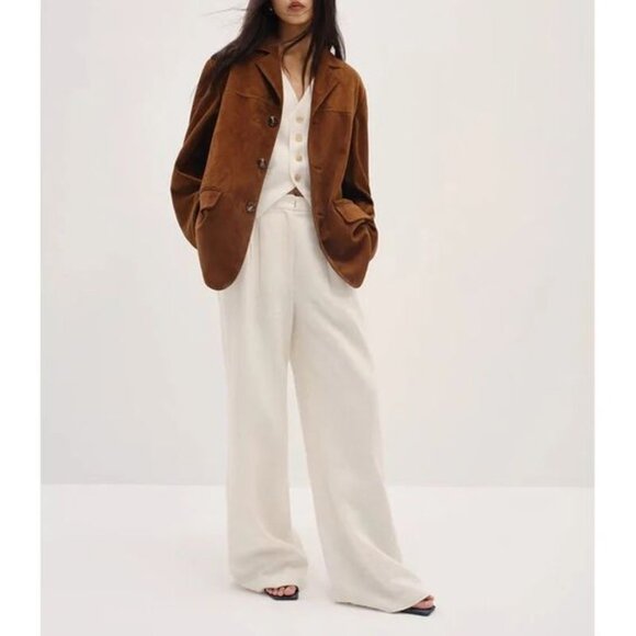 faux suede blazer - Picture 4 of 4